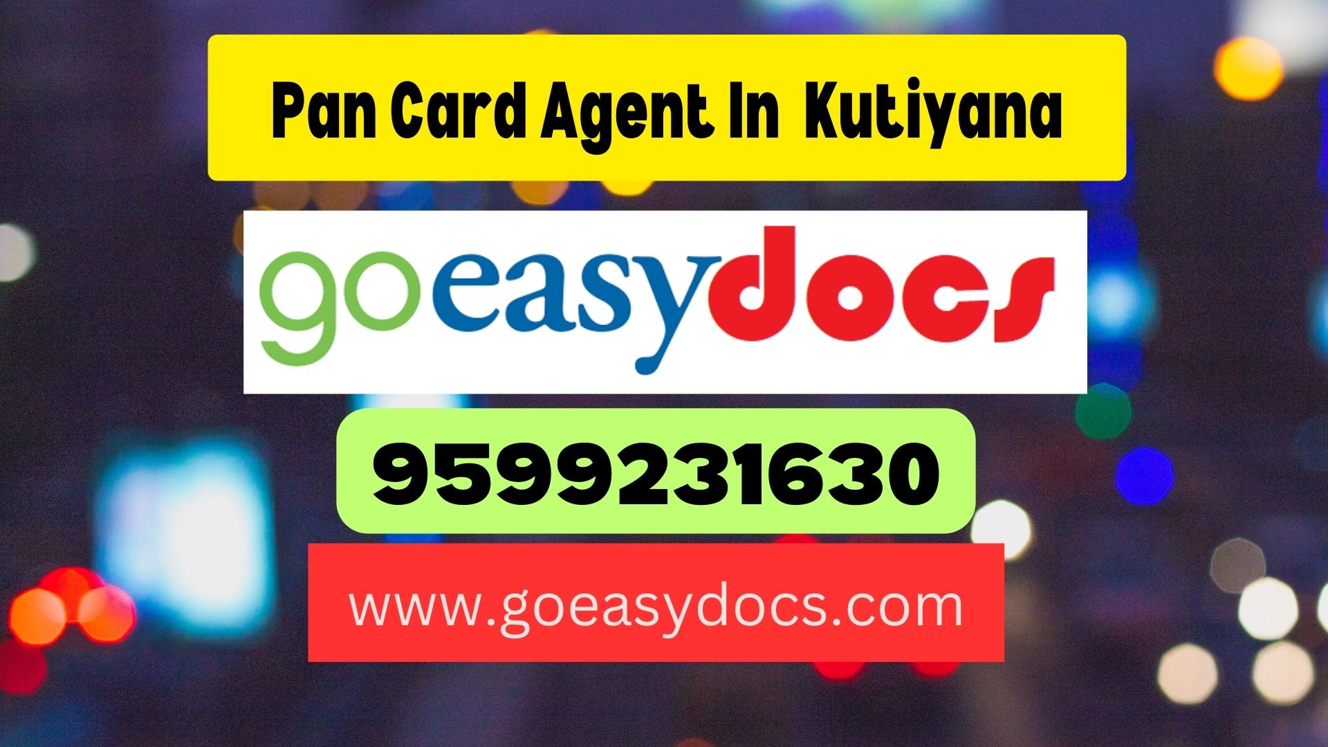 Pan Card Agent Consultant in Kutiyana 8851415812