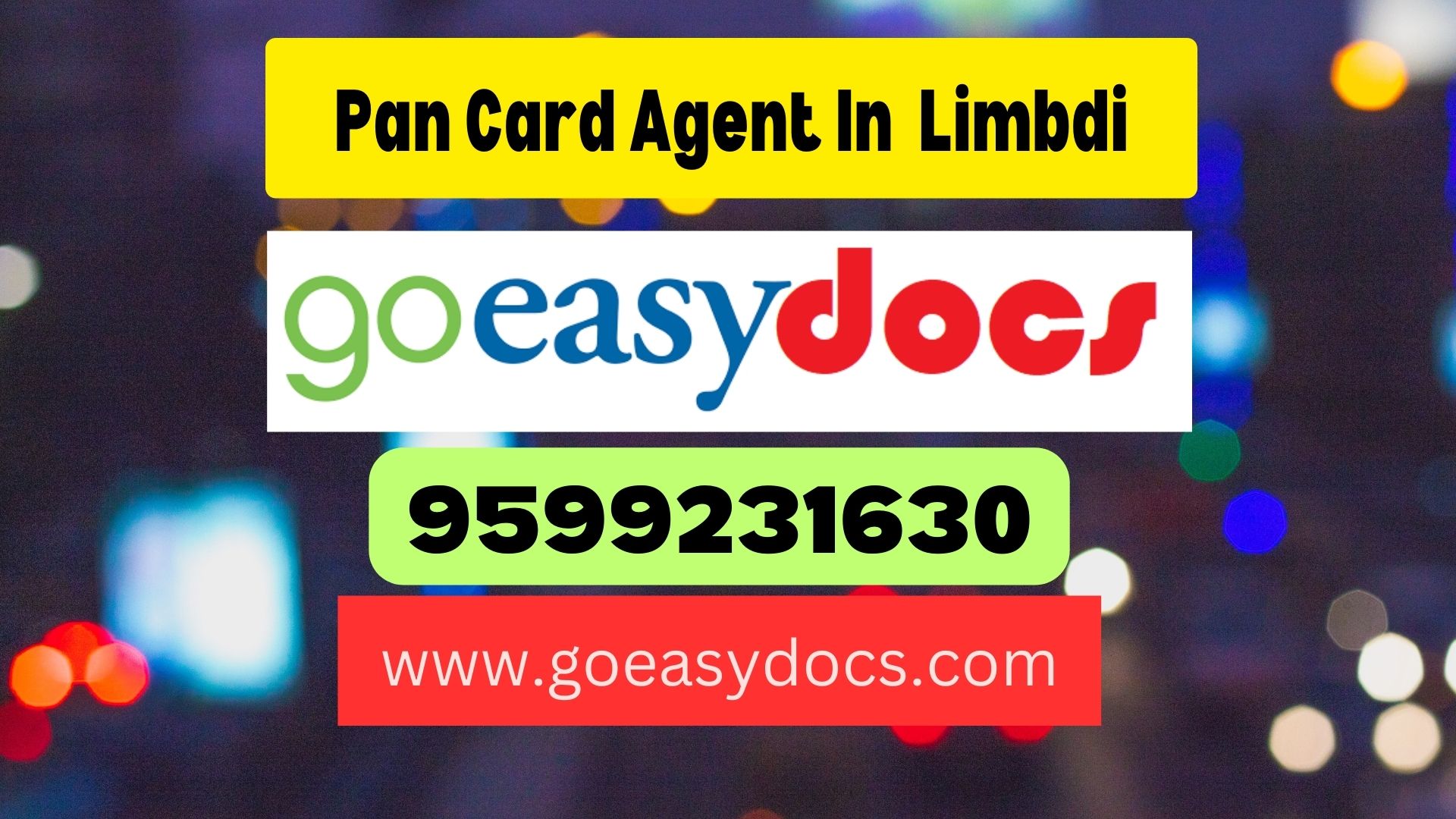 Pan Card Agent Consultant in Limbdi 8851415812