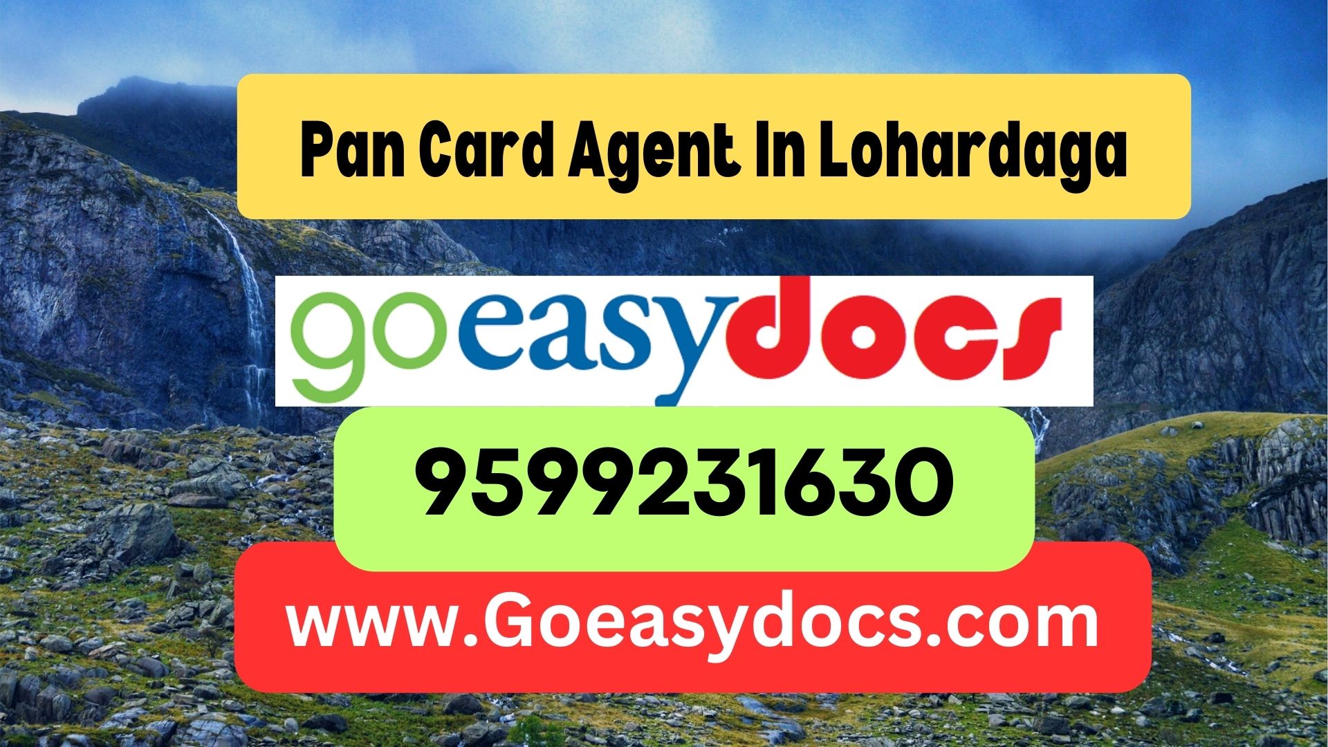 Pan Card Agent Consultant in Lohardaga 8851415812