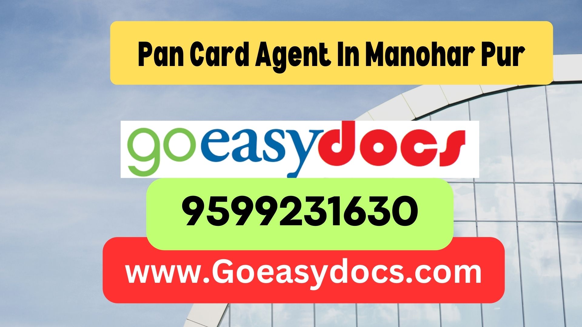 Pan Card Agent Consultant in Manohar Pur 8851415812