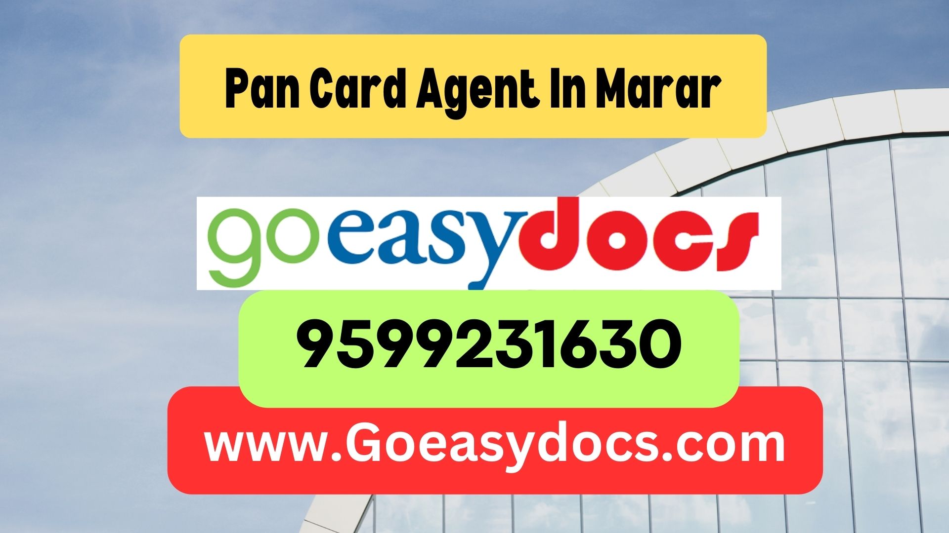 Pan Card Agent Consultant in Marar 8851415812