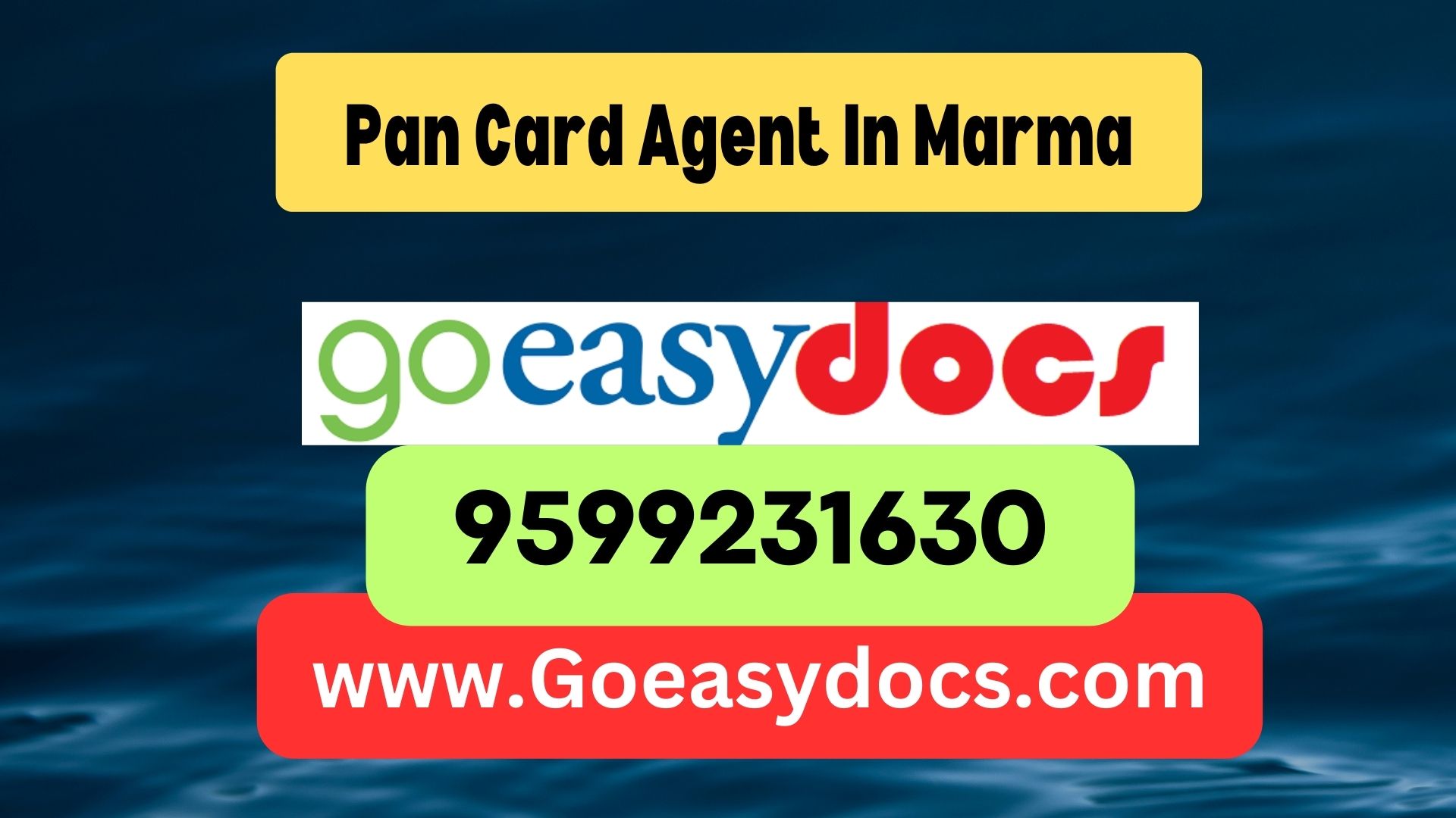 Pan Card Agent Consultant in Marma 8851415812