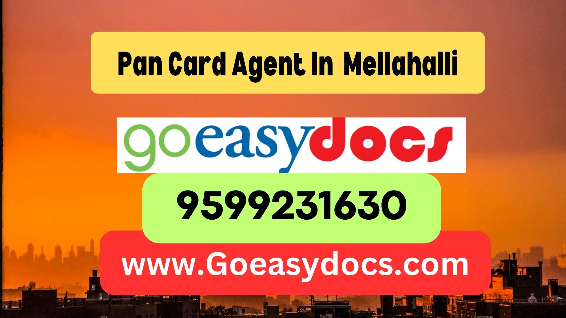 Pan Card Agent Consultant in Mellahalli 8851415812