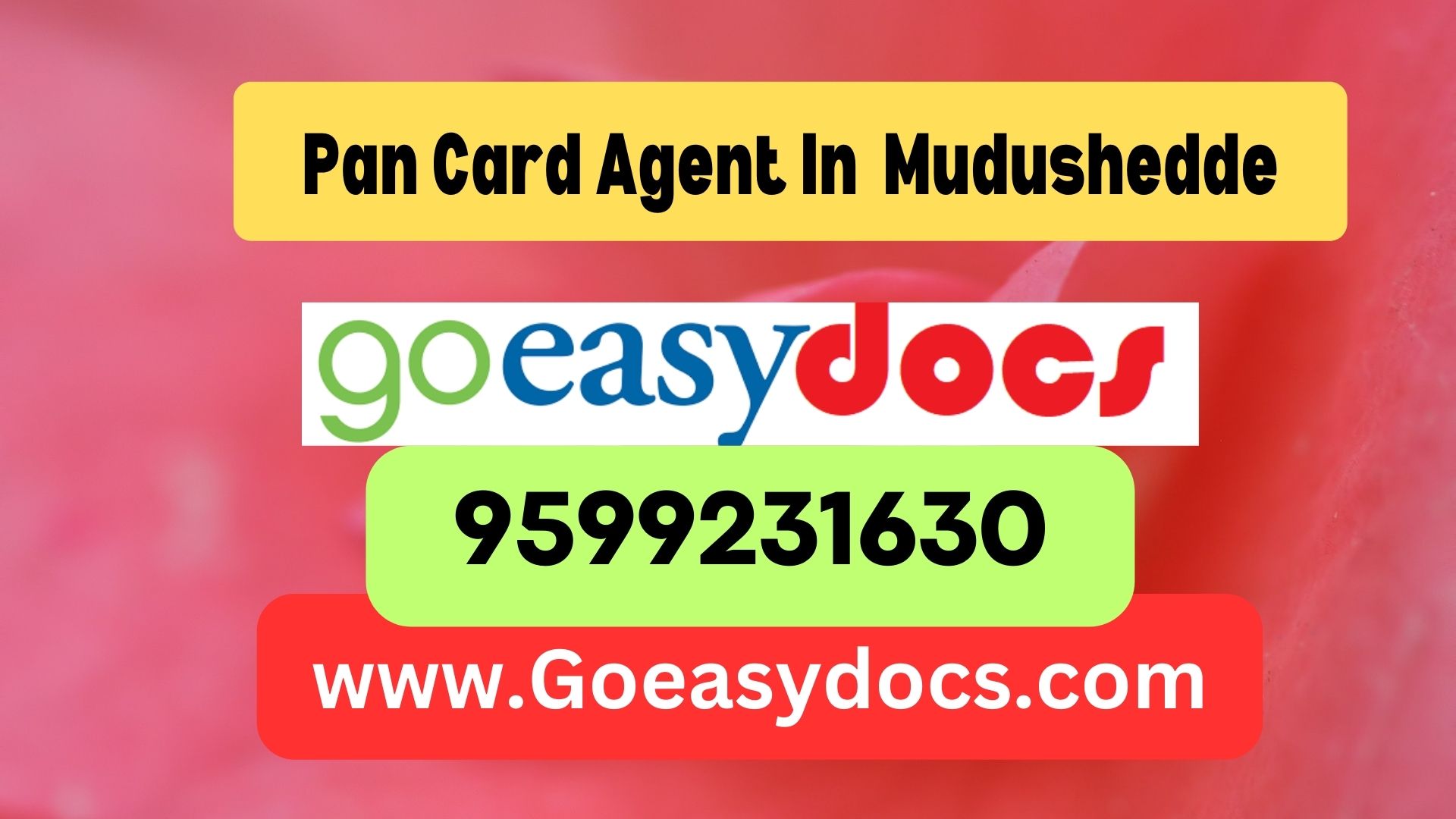 Pan Card Agent Consultant in Mudushedde 8851415812