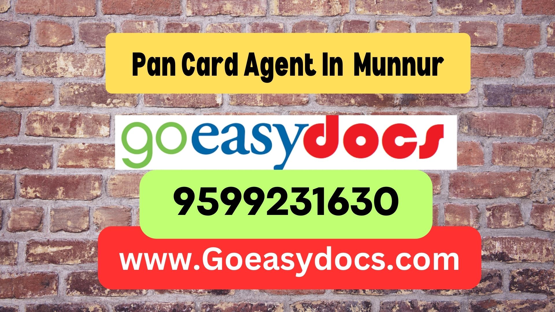 Pan Card Agent Consultant in Munnur 8851415812