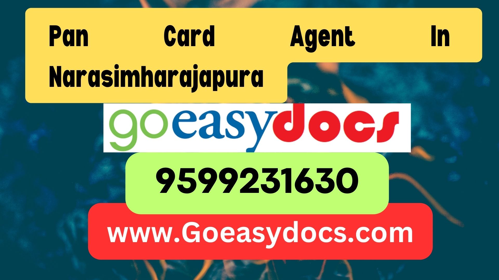 Pan Card Agent Consultant in Narasimharajapura 8851415812