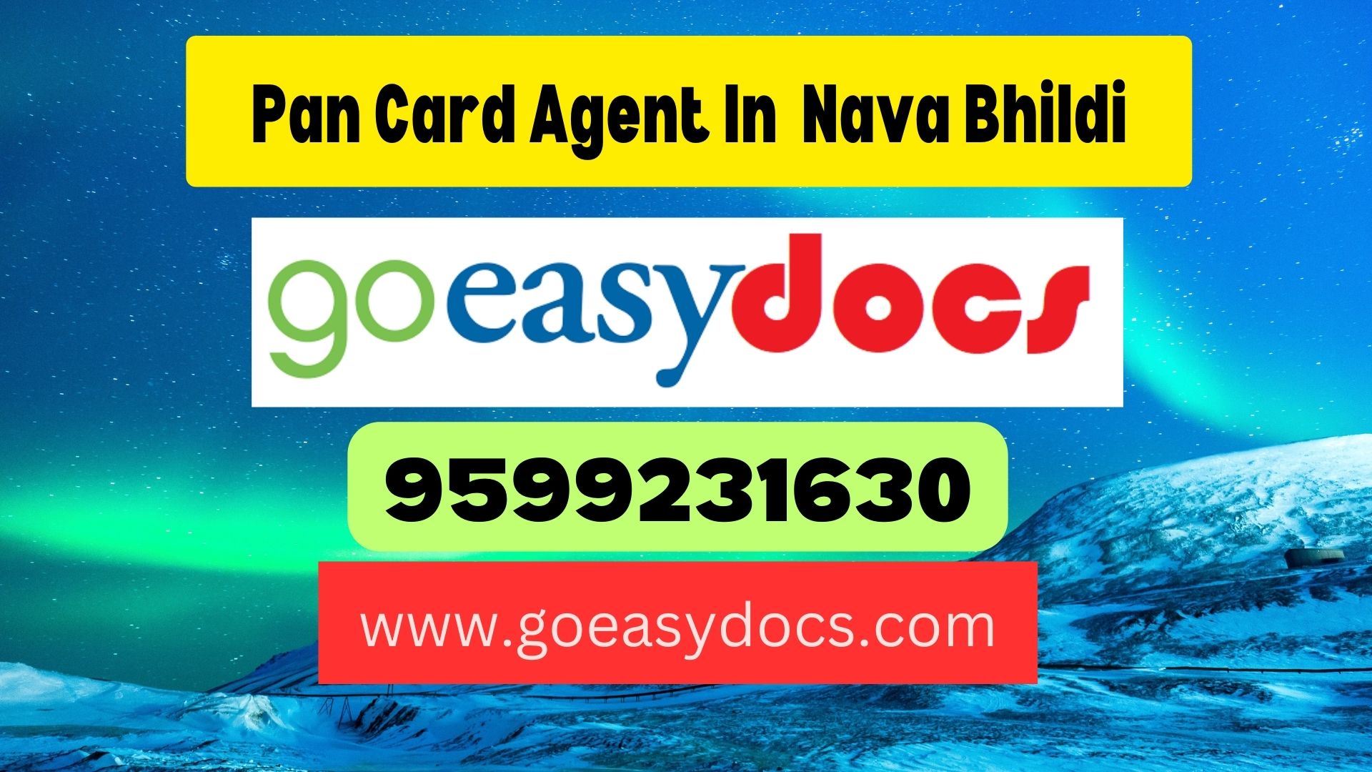 Pan Card Agent Consultant in Nava Bhildi 8851415812