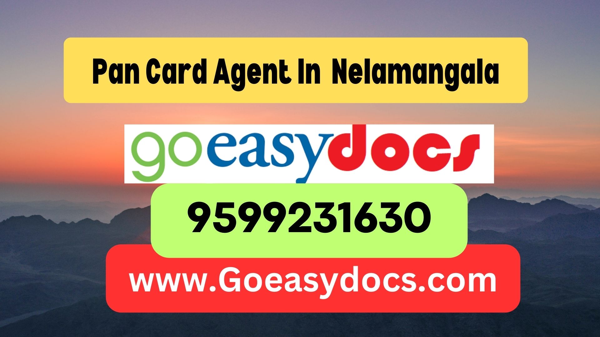 h1>Pan Card Agent Consultant in Nelamangala 8851415812