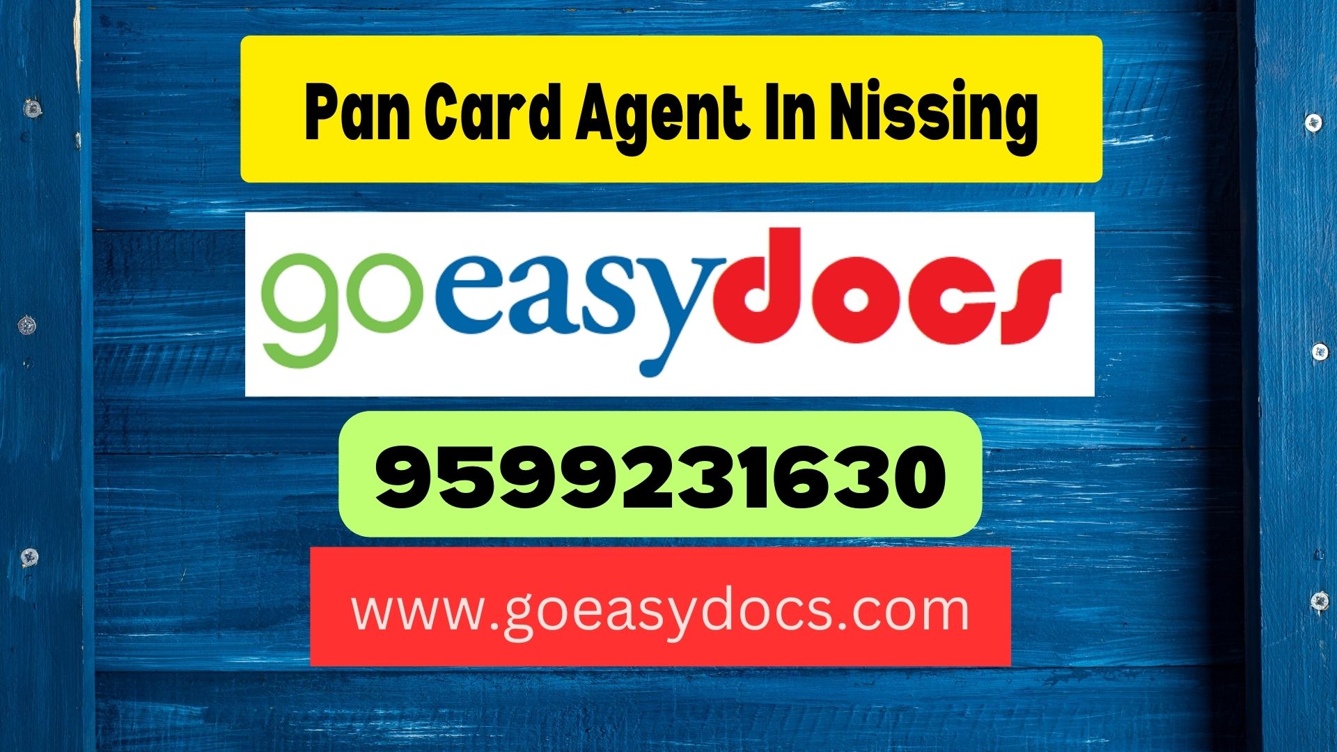 Pan Card Agent Consultant in Nissing 8851415812