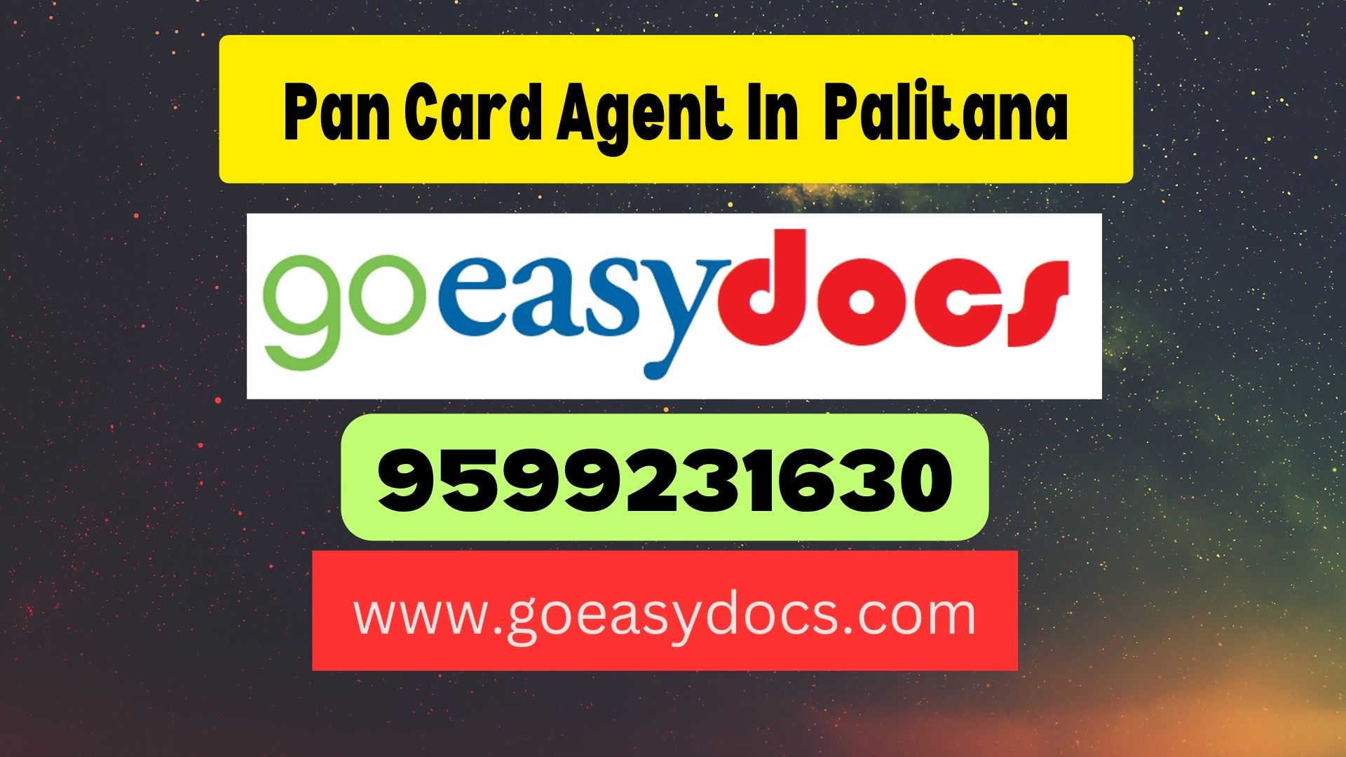 Pan Card Agent Consultant in Palitana 8851415812