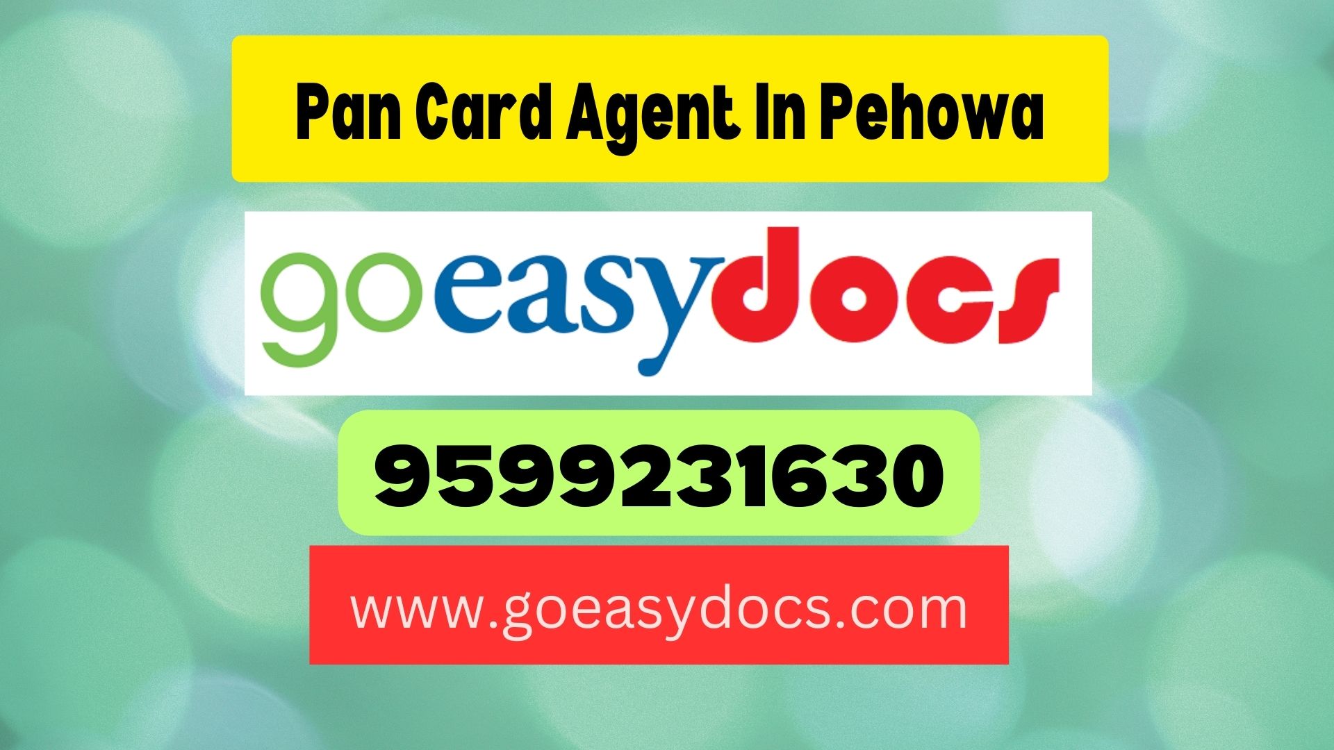 Pan Card Agent Consultant in Pehowa 8851415812