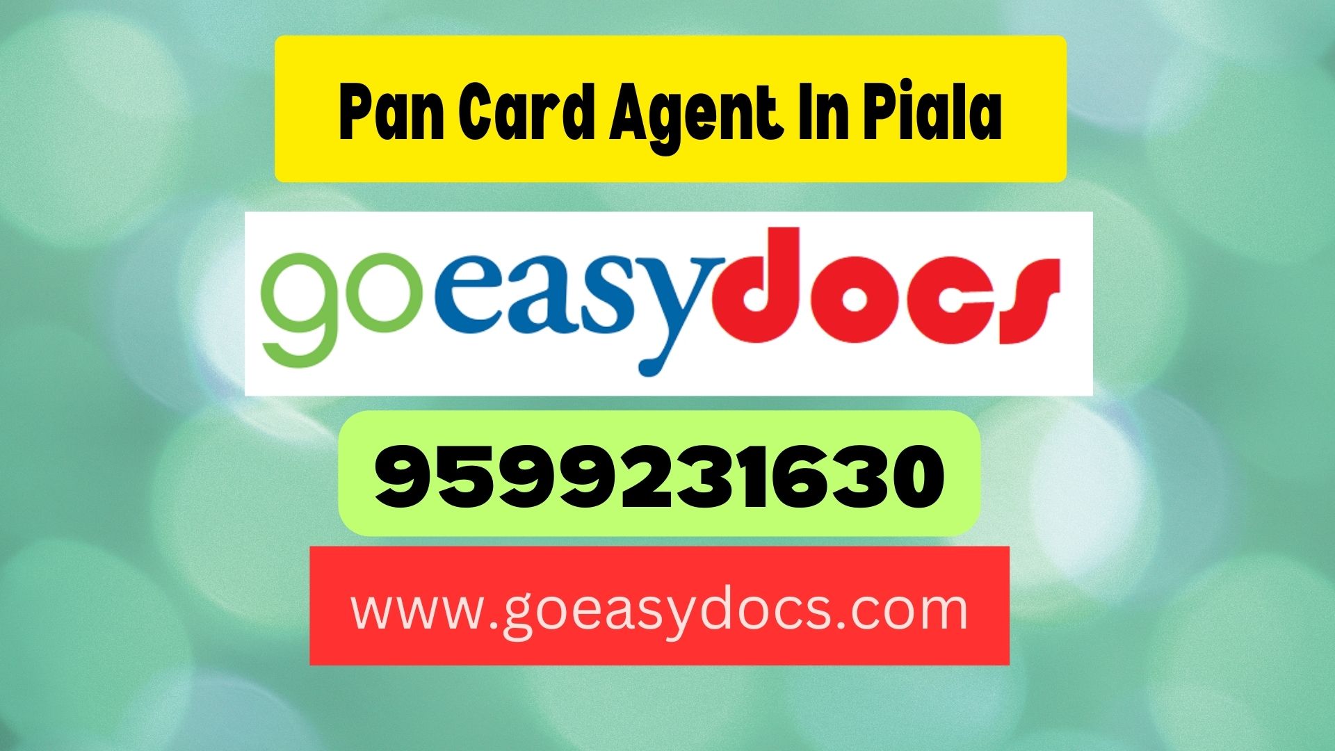 Pan Card Agent Consultant in Piala 8851415812