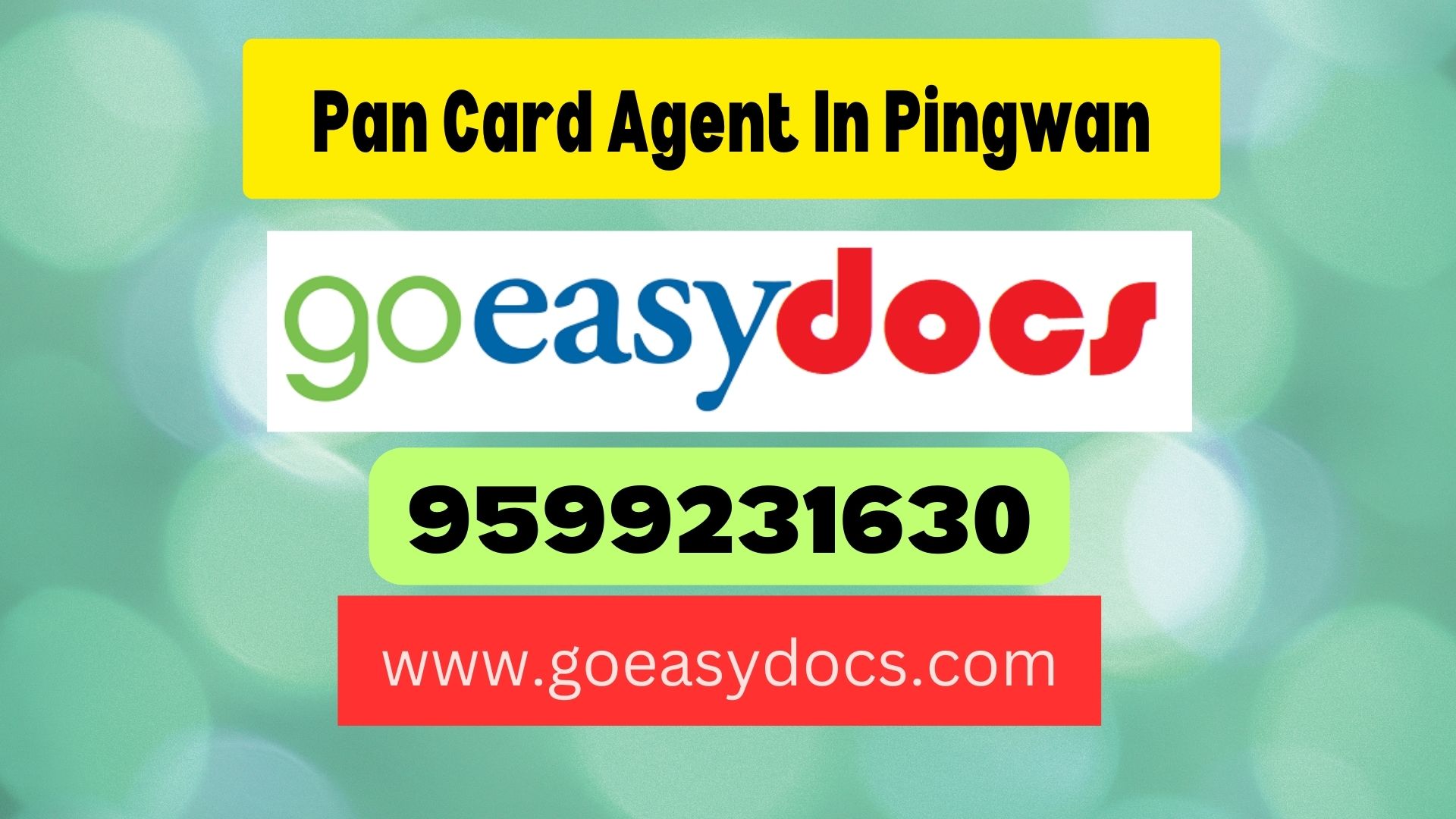 Pan Card Agent Consultant in Pingwan 8851415812