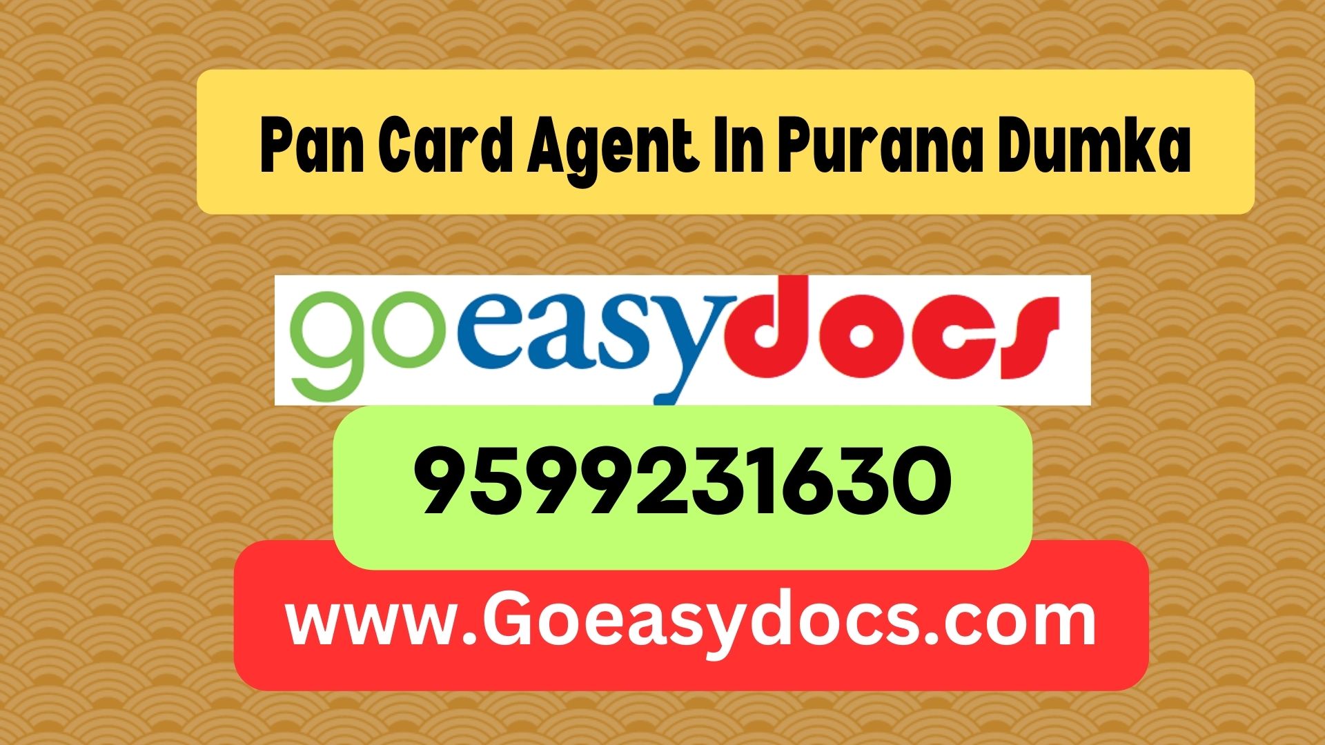 Pan Card Agent Consultant in Purana Dumka 8851415812