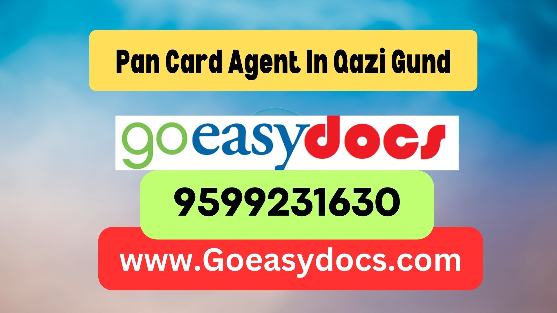 Pan Card Agent Consultant in Qazi Gund 8851415812