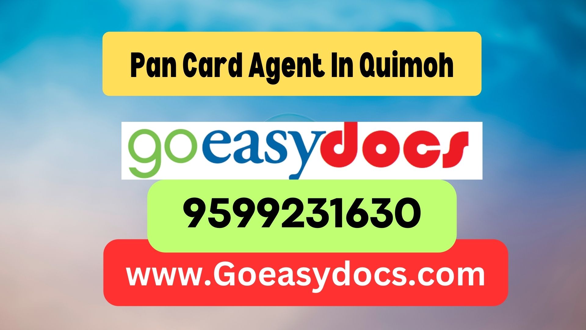 Pan Card Agent Consultant in Quimoh 8851415812