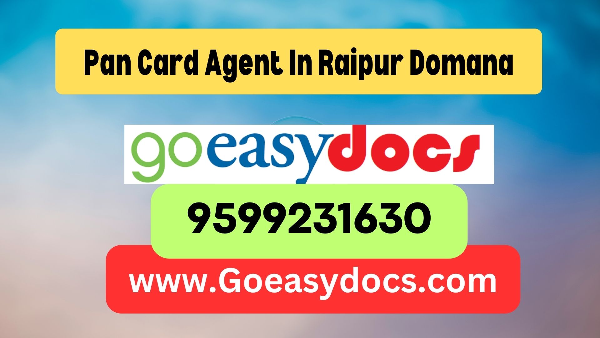 Pan Card Agent Consultant in Raipur Domana 8851415812