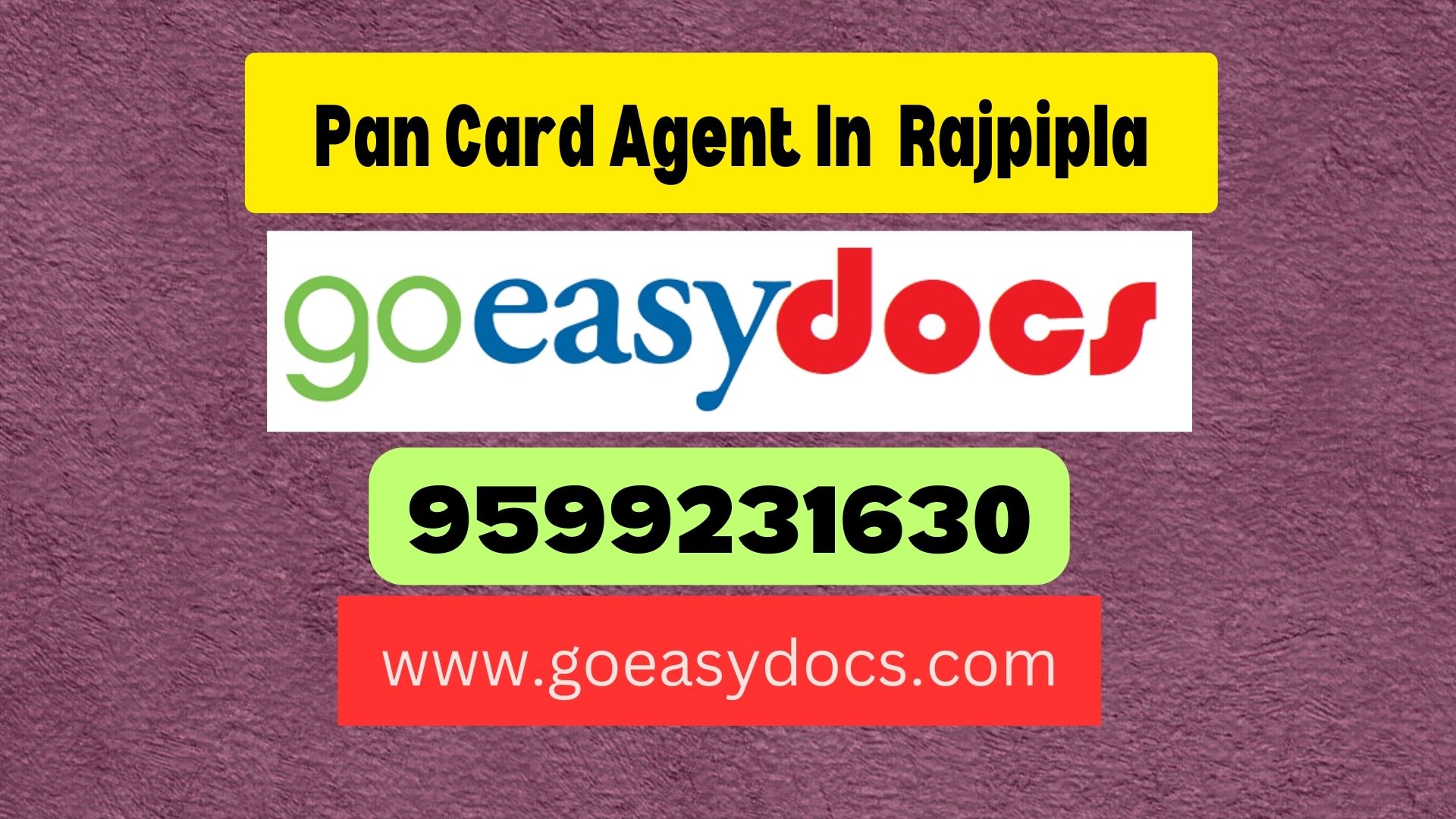 Pan Card Agent Consultant in Rajpipla 8851415812