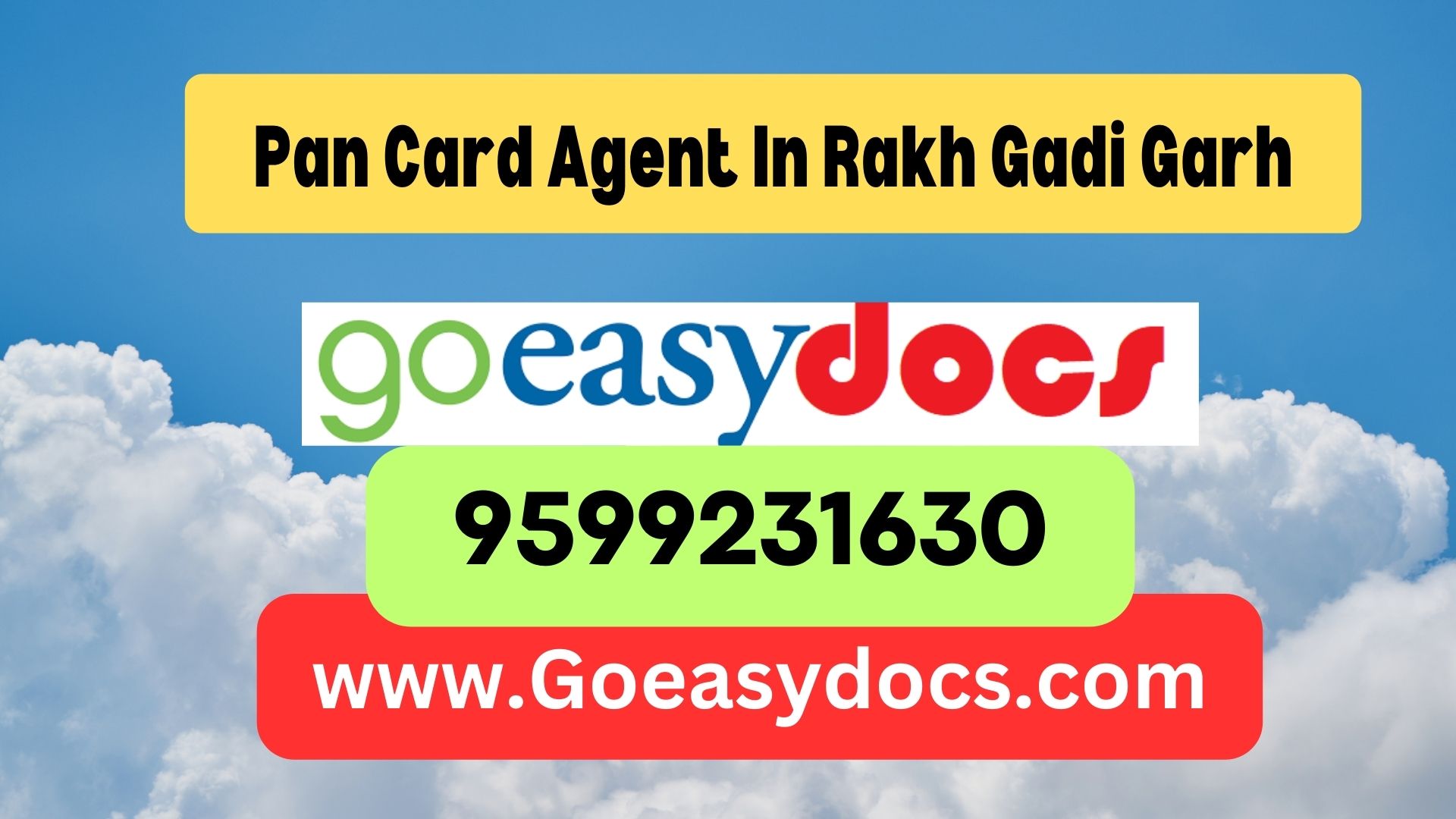 Pan Card Agent Consultant in Rakh Gadi Garh 8851415812