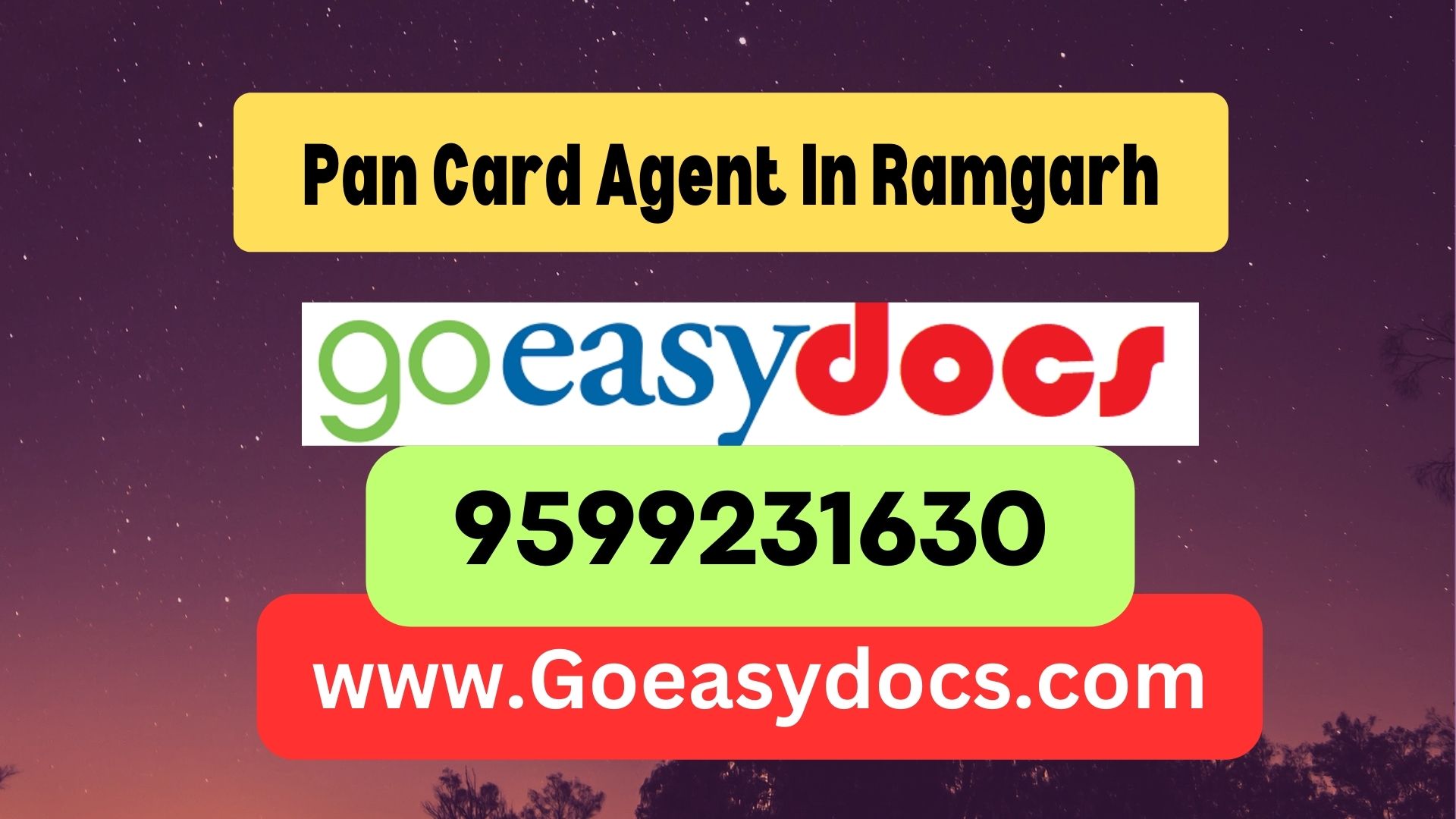 Pan Card Agent Consultant in Ramgarh 8851415812