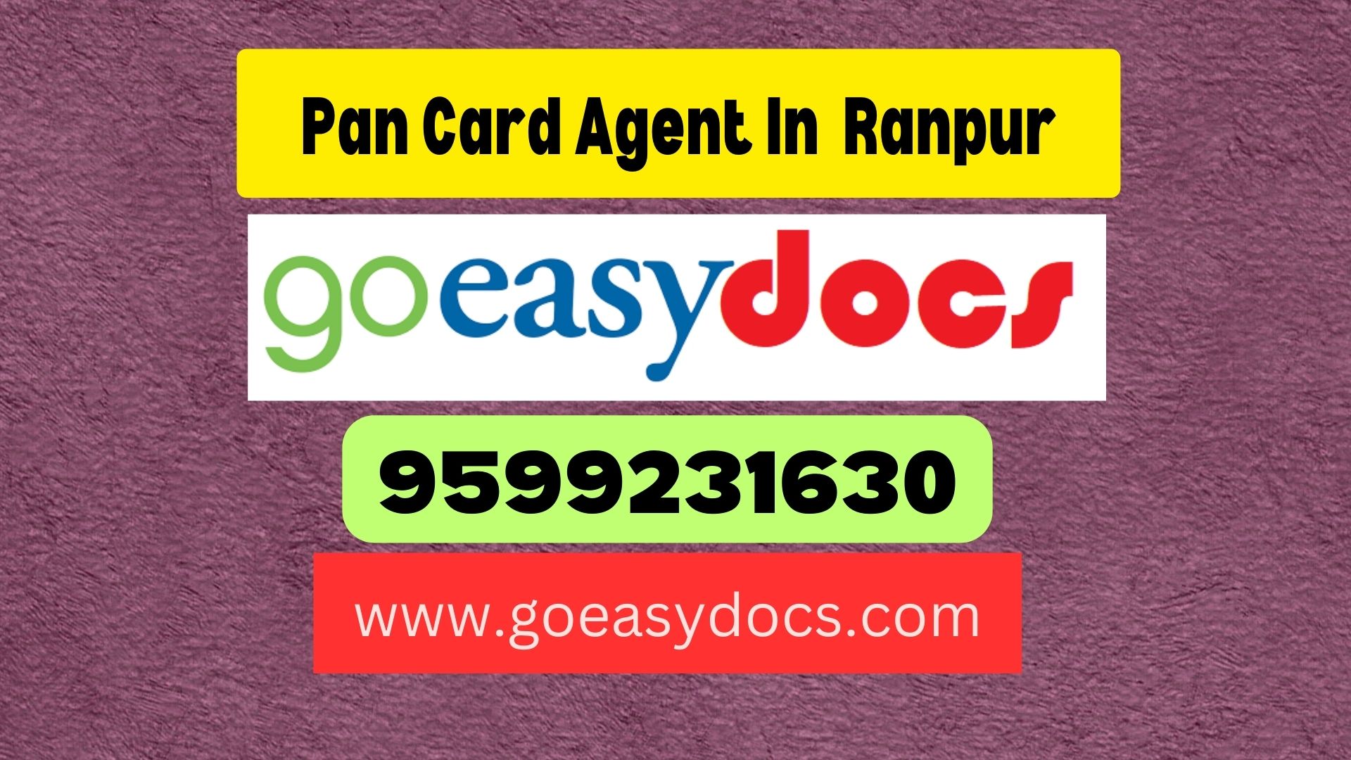 Pan Card Agent Consultant in Ranpur 8851415812