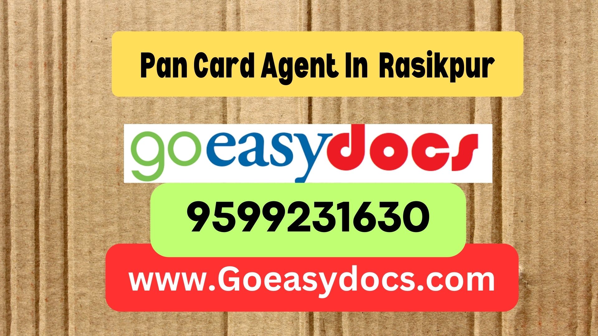 Pan Card Agent Consultant in Rasikpur 8851415812