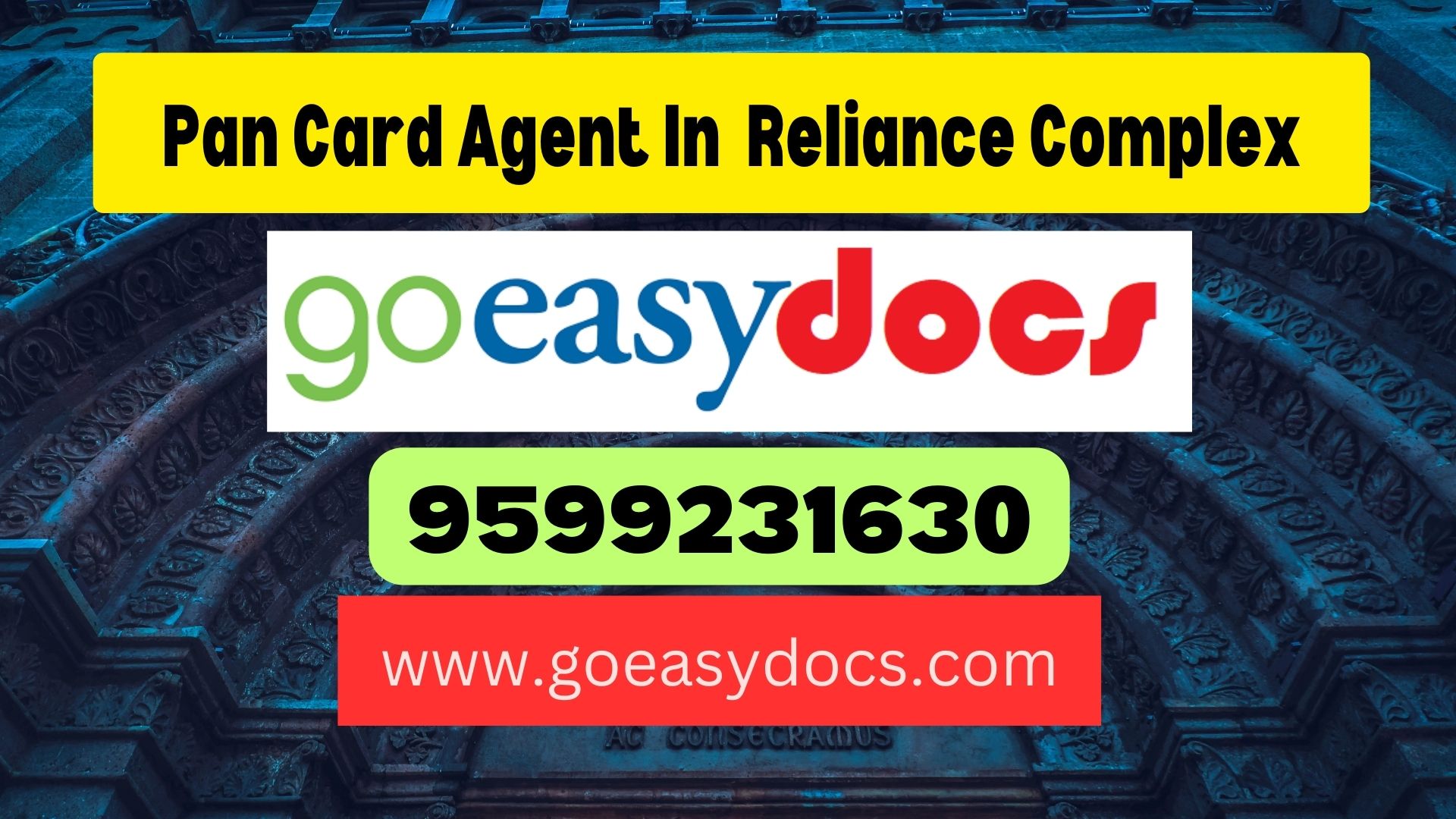 Pan Card Agent Consultant in Reliance Complex 8851415812