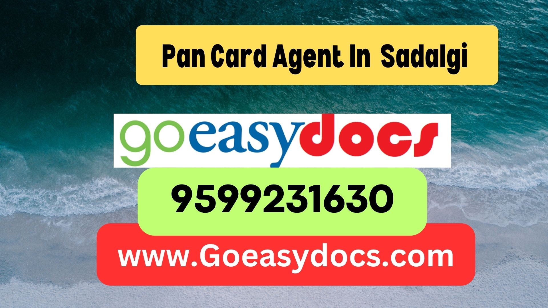 Pan Card Agent Consultant in Sadalgi 8851415812