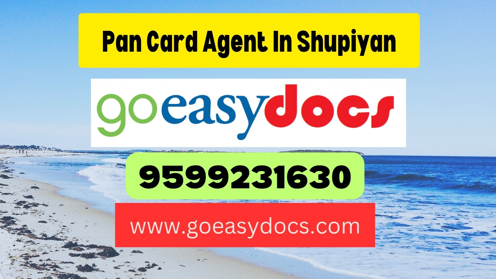 Pan Card Agent Consultant in Shupiyan  8851415812