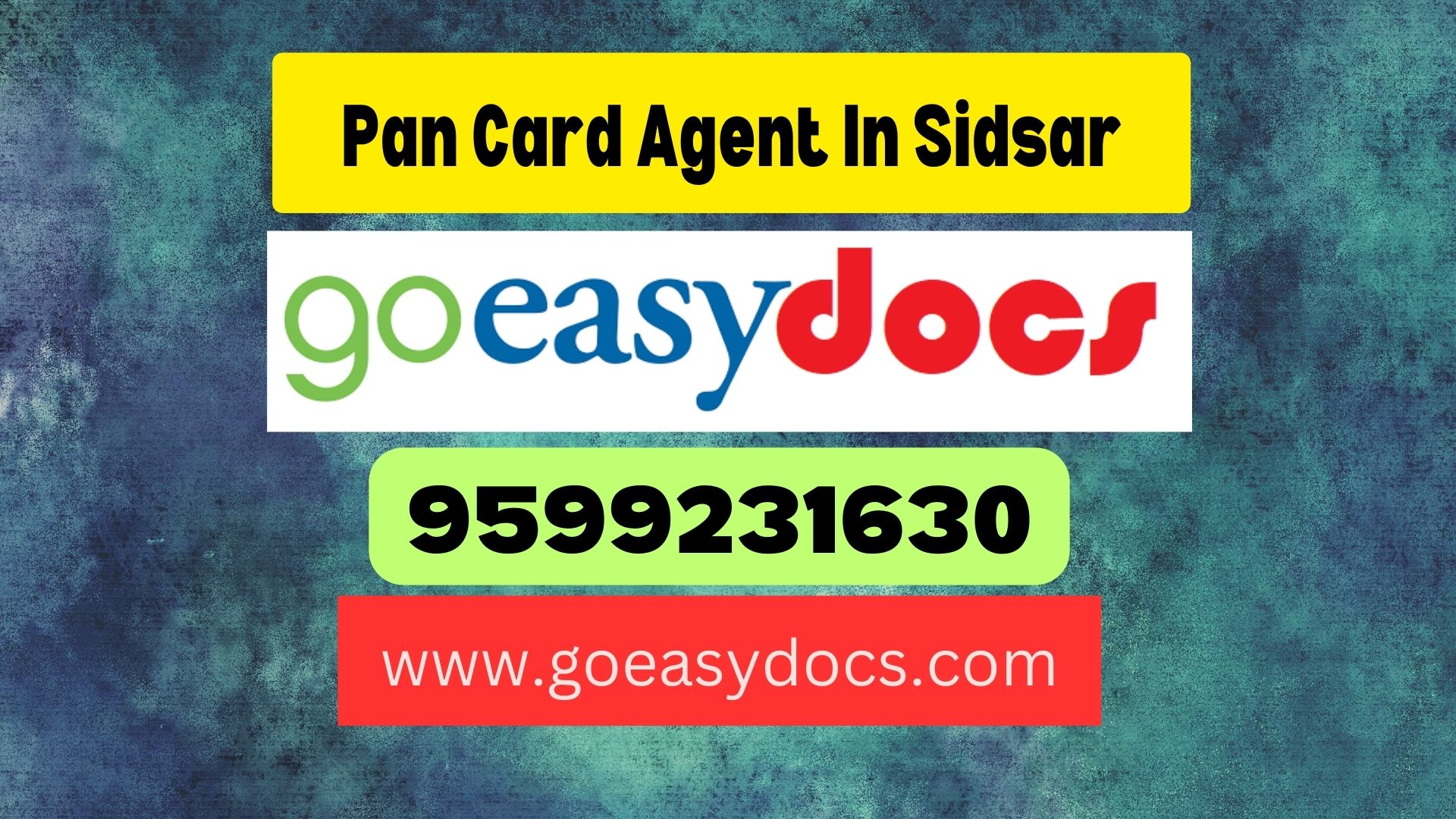 Pan Card Agent Consultant in Sidsar 8851415812