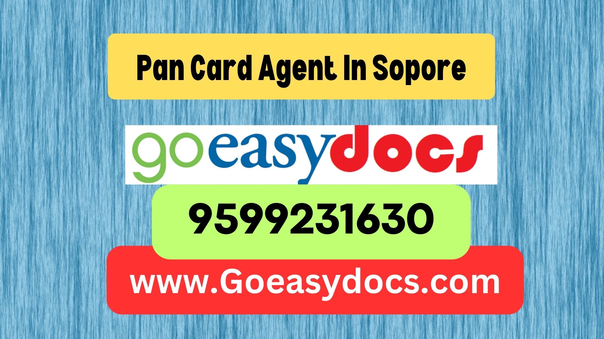 Pan Card Agent Consultant in Sopore 8851415812