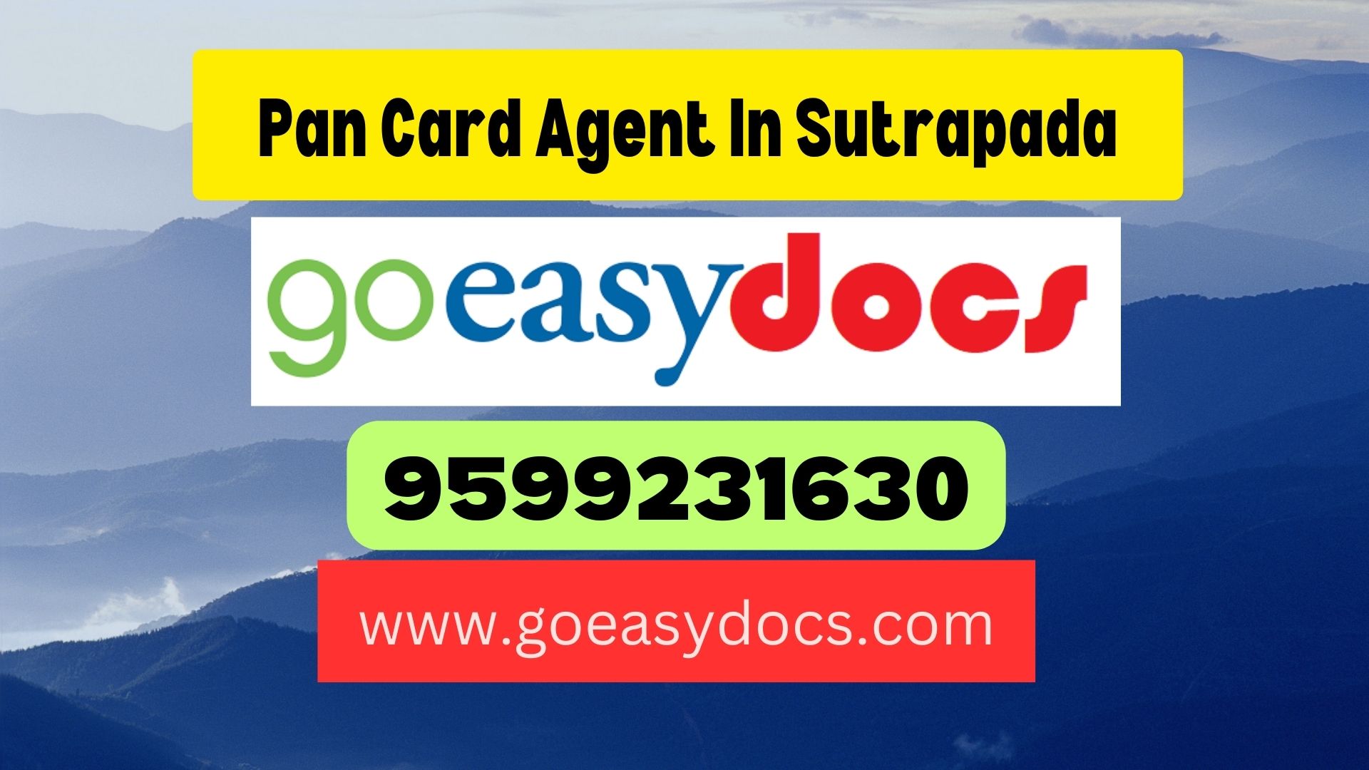 Pan Card Agent Consultant in  Sutrapada  8851415812