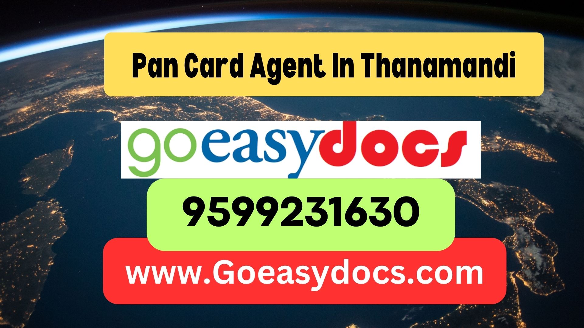 Pan Card Agent Consultant in Thanamandi 8851415812