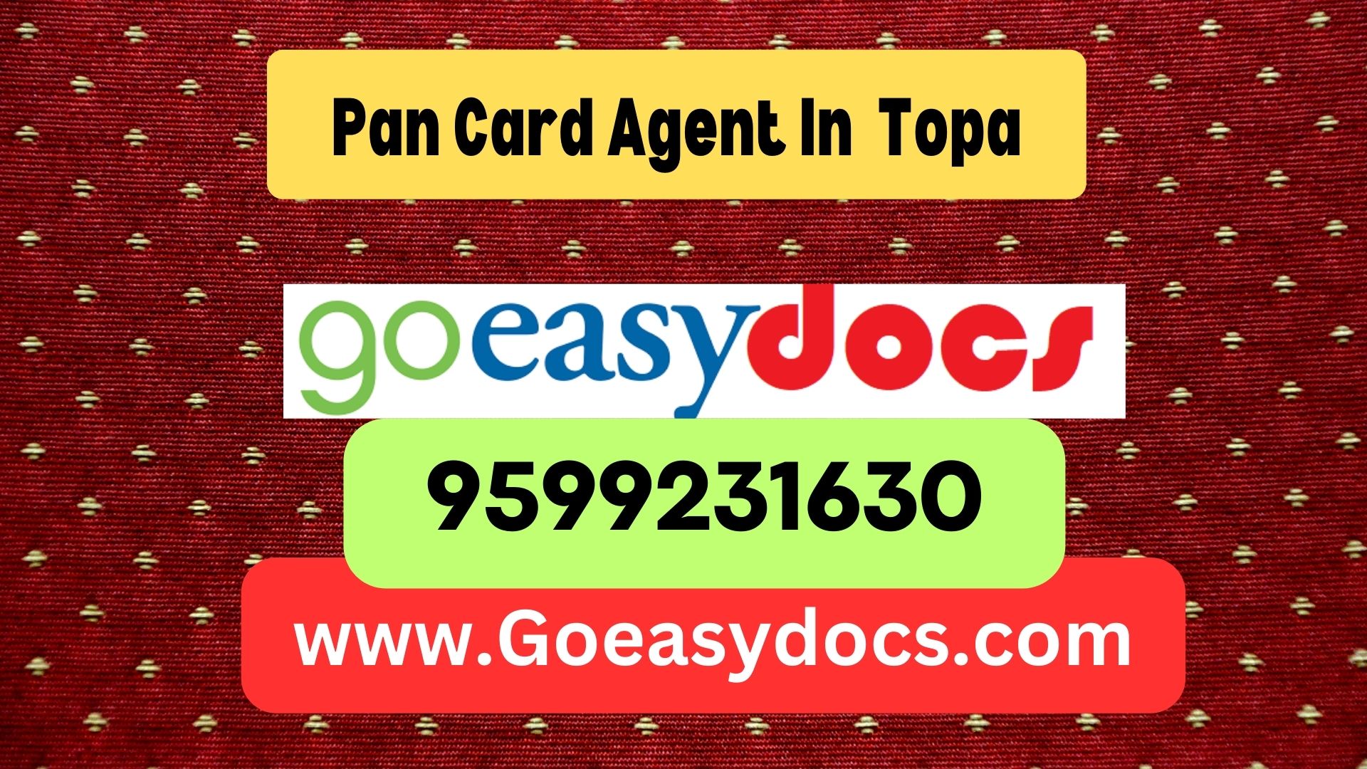 Pan Card Agent Consultant in Topa 8851415812