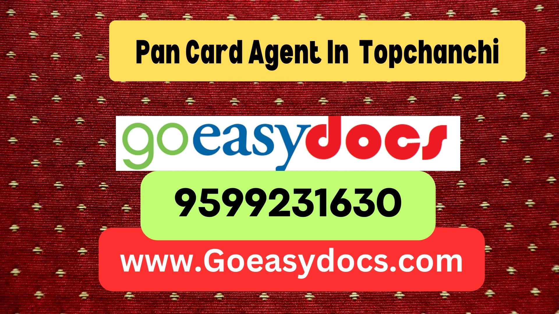 Pan Card Agent Consultant in Topchanchi 8851415812