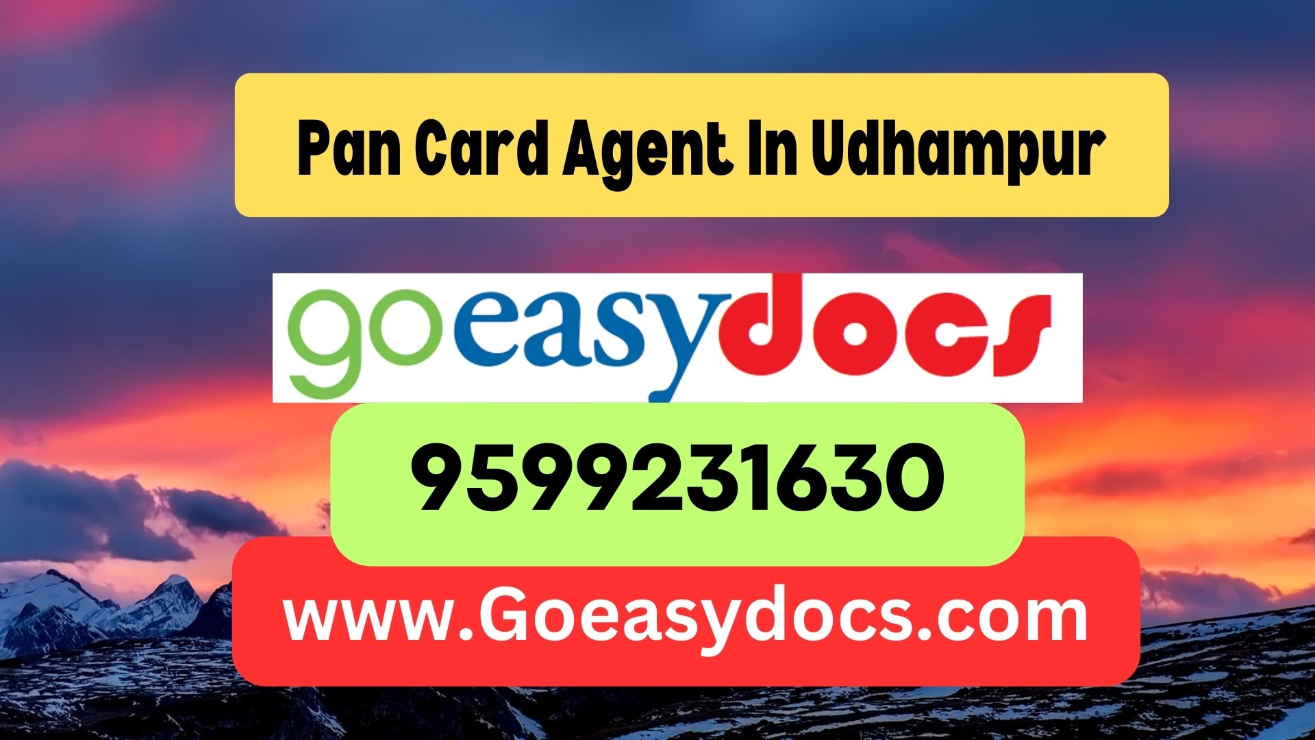 Pan Card Agent Consultant in Udhampur 8851415812