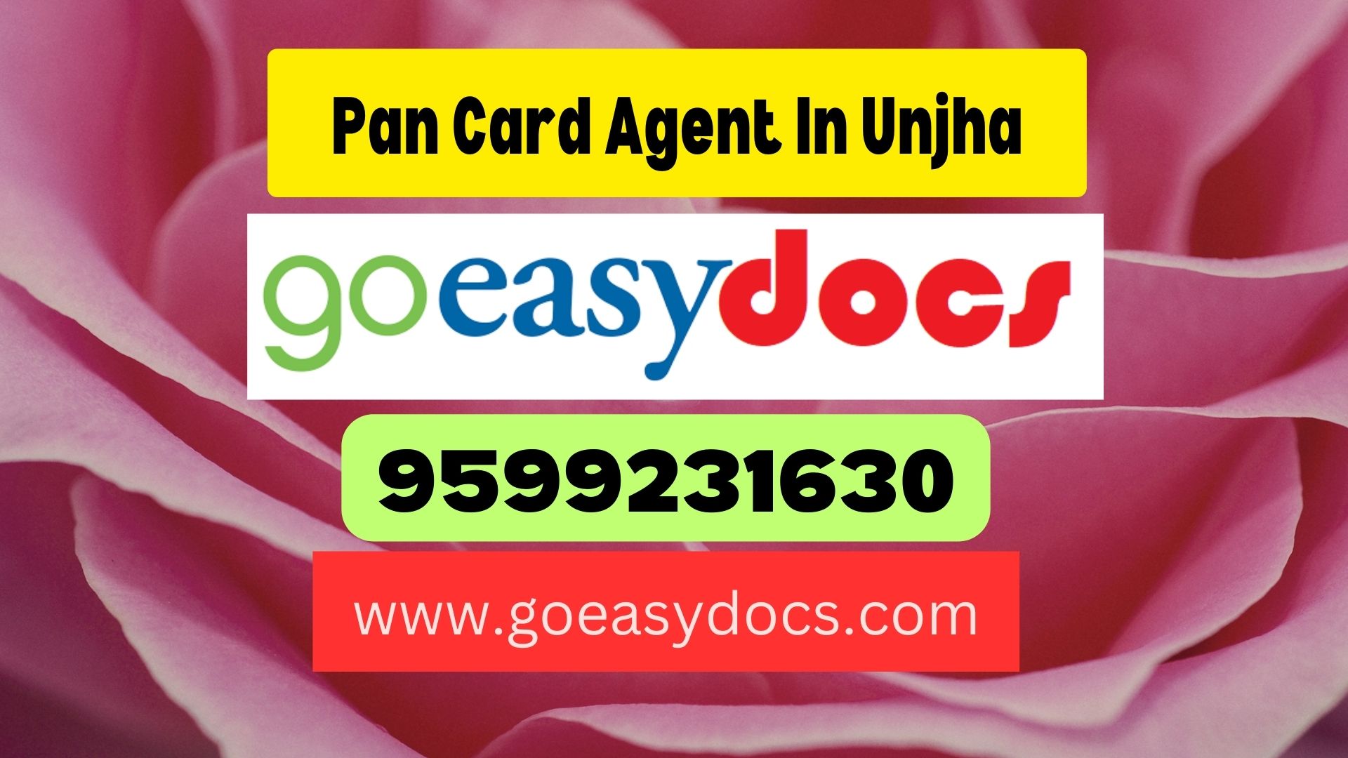 Pan Card Agent Consultant in Unjha 8851415812