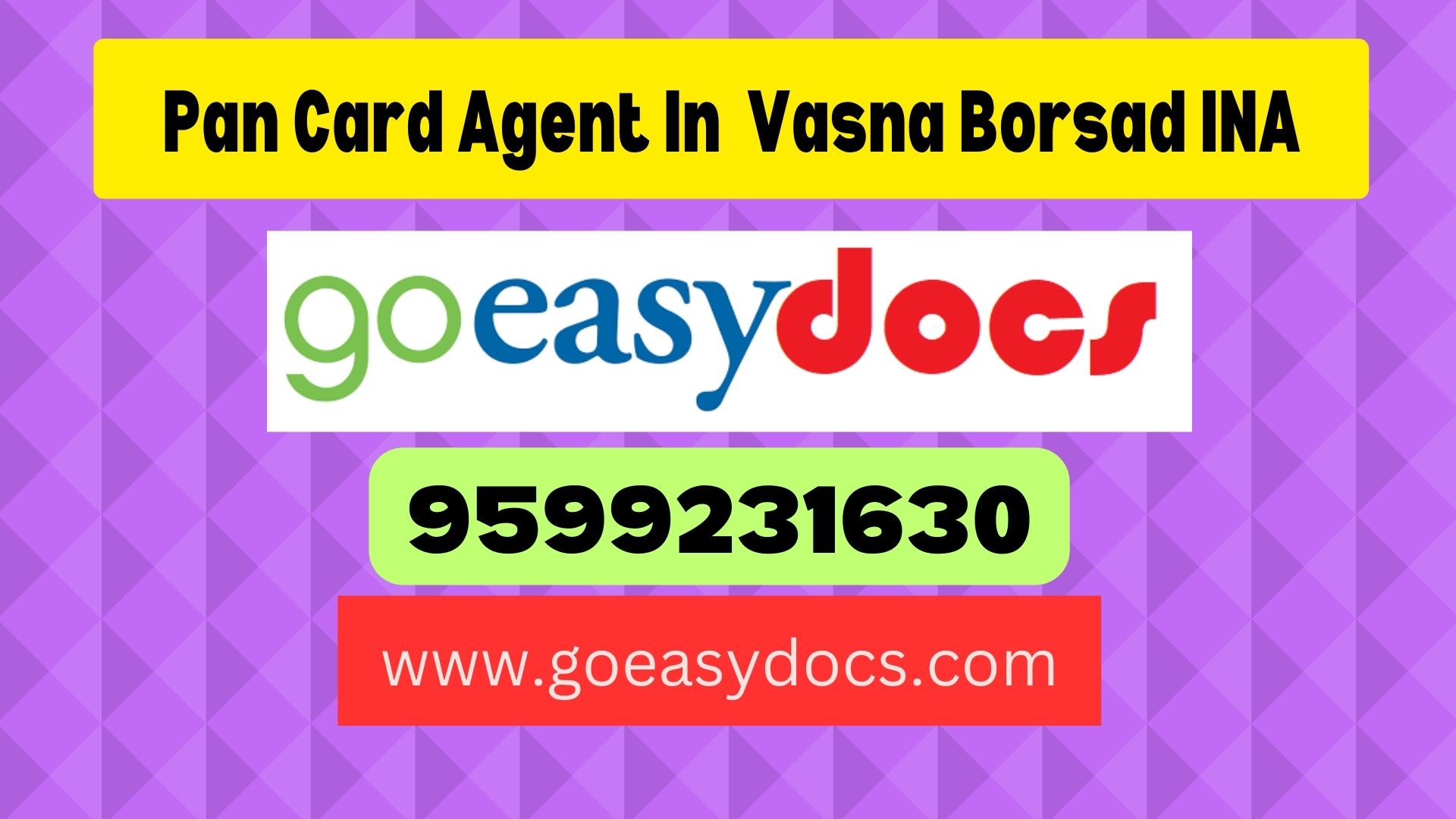 Pan Card Agent Consultant in Vasna Borsad INA 8851415812