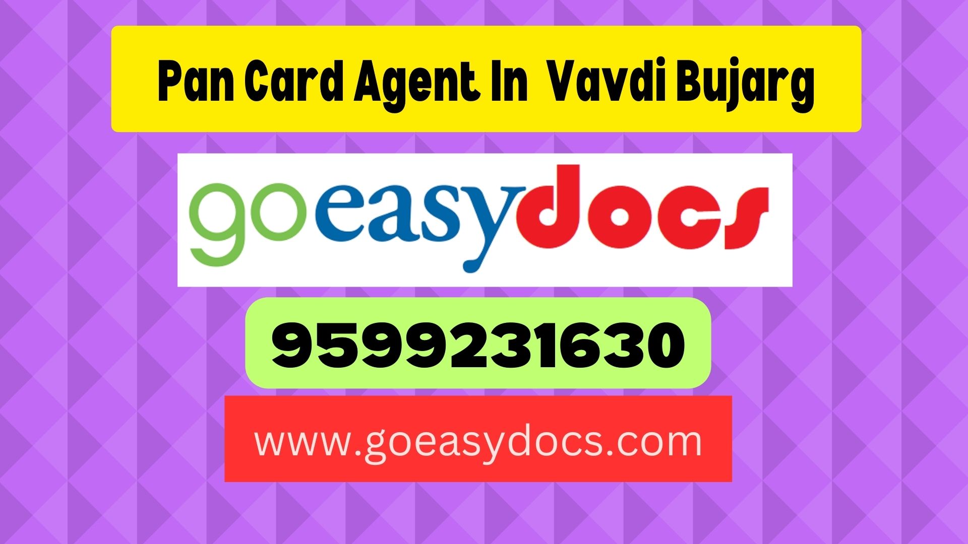 Pan Card Agent Consultant in Vavdi Bujarg 8851415812