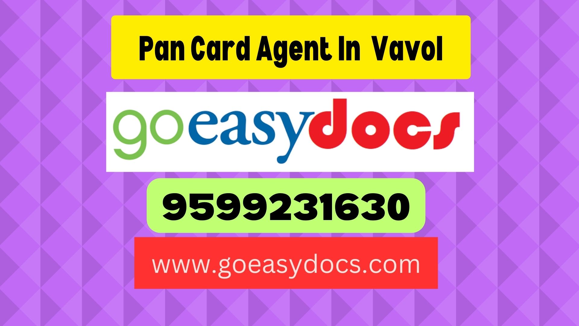 Pan Card Agent Consultant in Vavol 8851415812