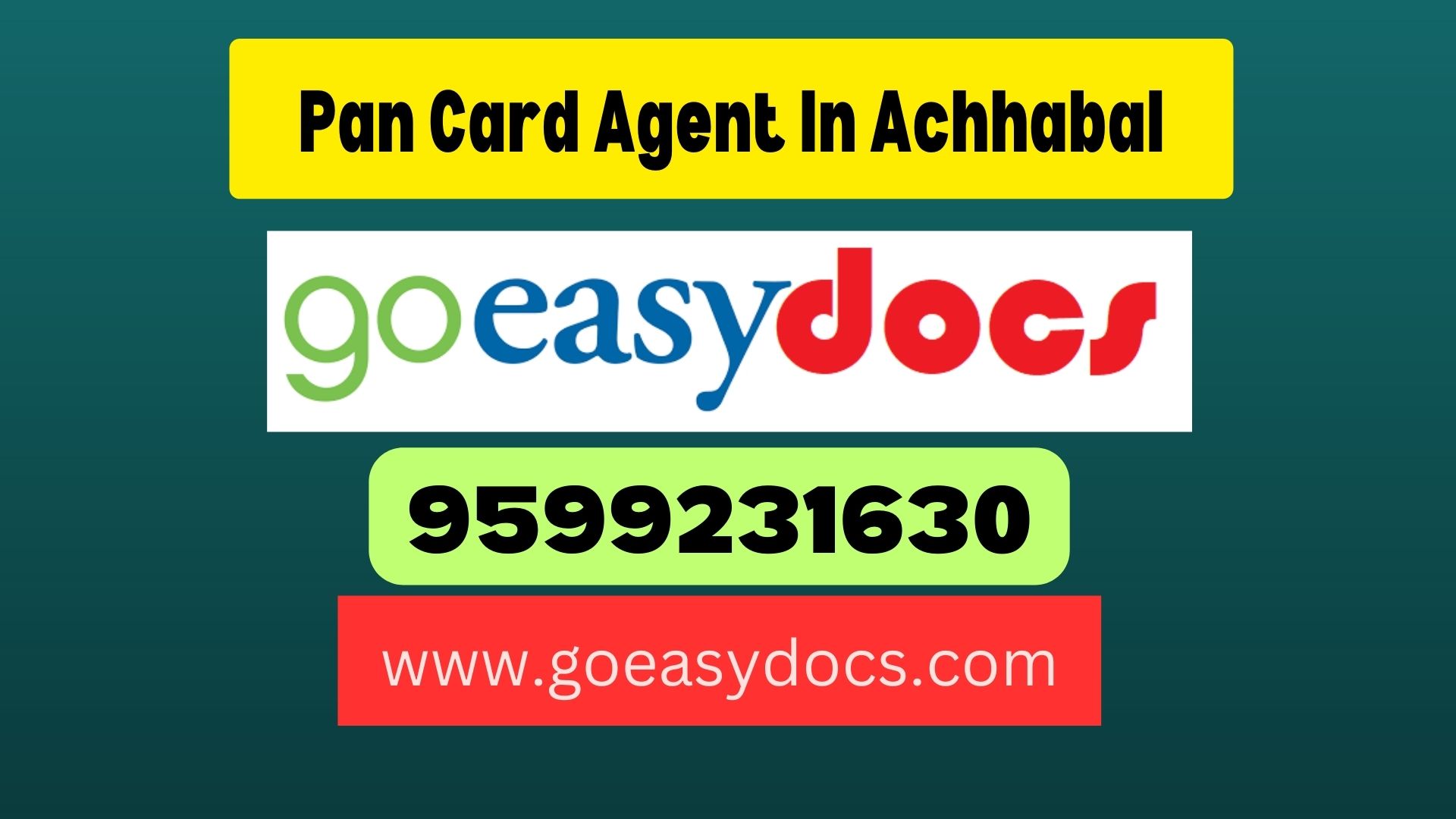 Pan Card Agent Consultant in Achhabal 8851415812