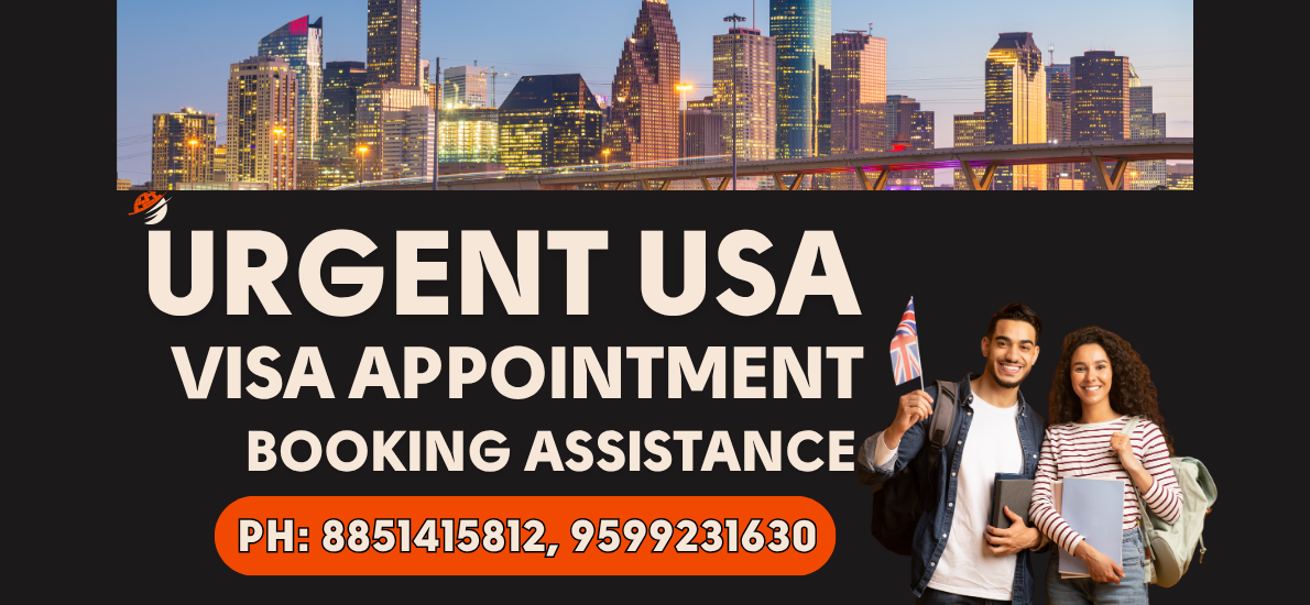 Urgent US visa appointment help in Ahmedabad 9667745457